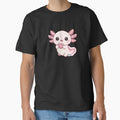 Cute Axolotl Mascot Kawaii Vector Illustration Pastel Color Clean Line Art Axolotl Design for Stickers and Apparel by OnPointOutfits