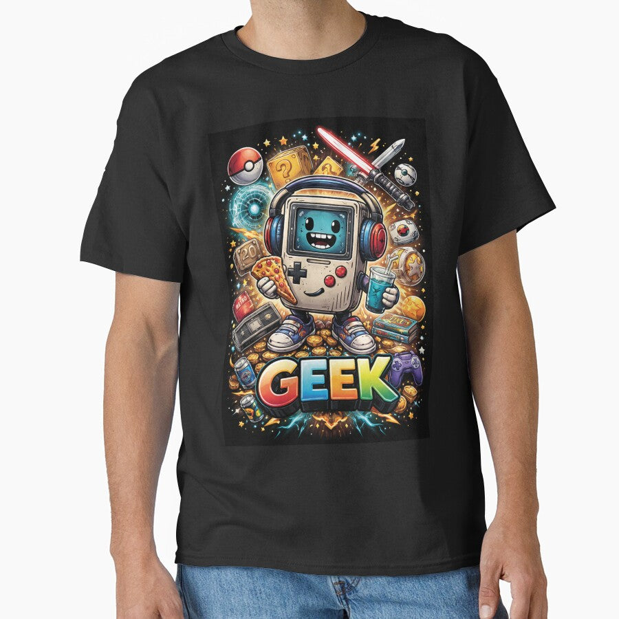 Geek Mode – Retro Nerd Culture Typography Design for Gamers & Tech Lovers by MerlinWear