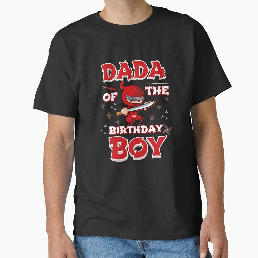 Dada Of The Birthday Boy Ninja Family Matching Birthday Gift by HoangLinhh