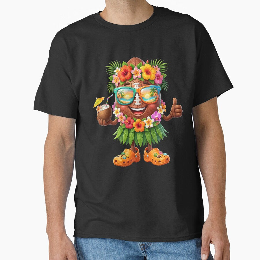 Hawaiian Football Hawaii Tropical Beach Summer Vacation Kids by Littermin