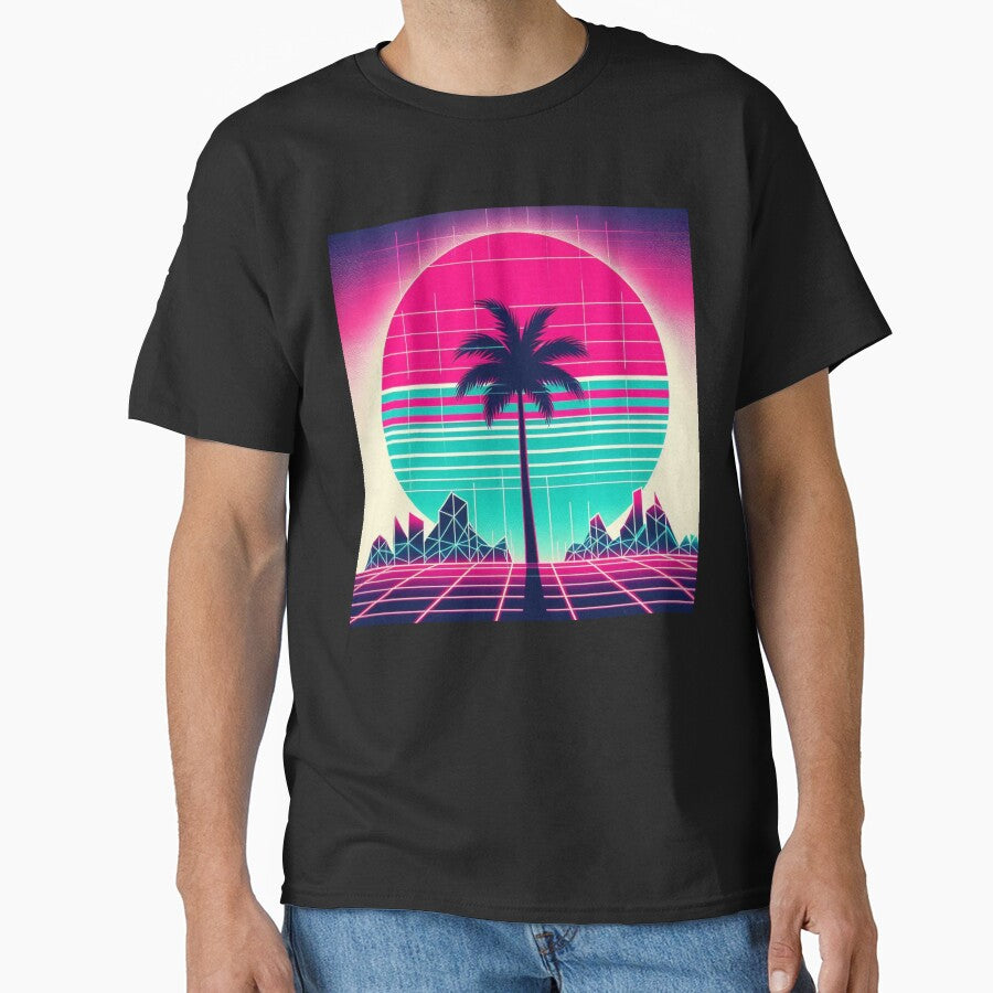 Synthwave Sunset – Retro Palm Dreamscape by Dogandesighn