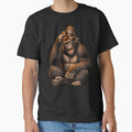 Gorilla Father And Baby: Funny Joyful Wildlife Father's Day Gift by TheAngelHeart