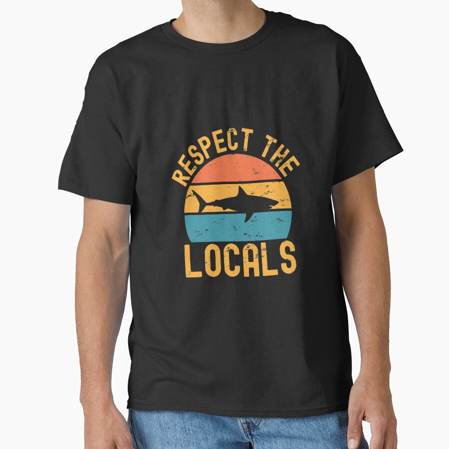 Respect the locals shark by Statim