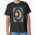 Sun and Moon with Floral Border by jkrphoto