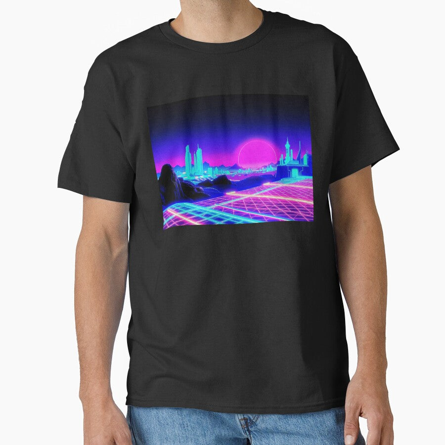 Sunset In Neon City by AlienButterfly
