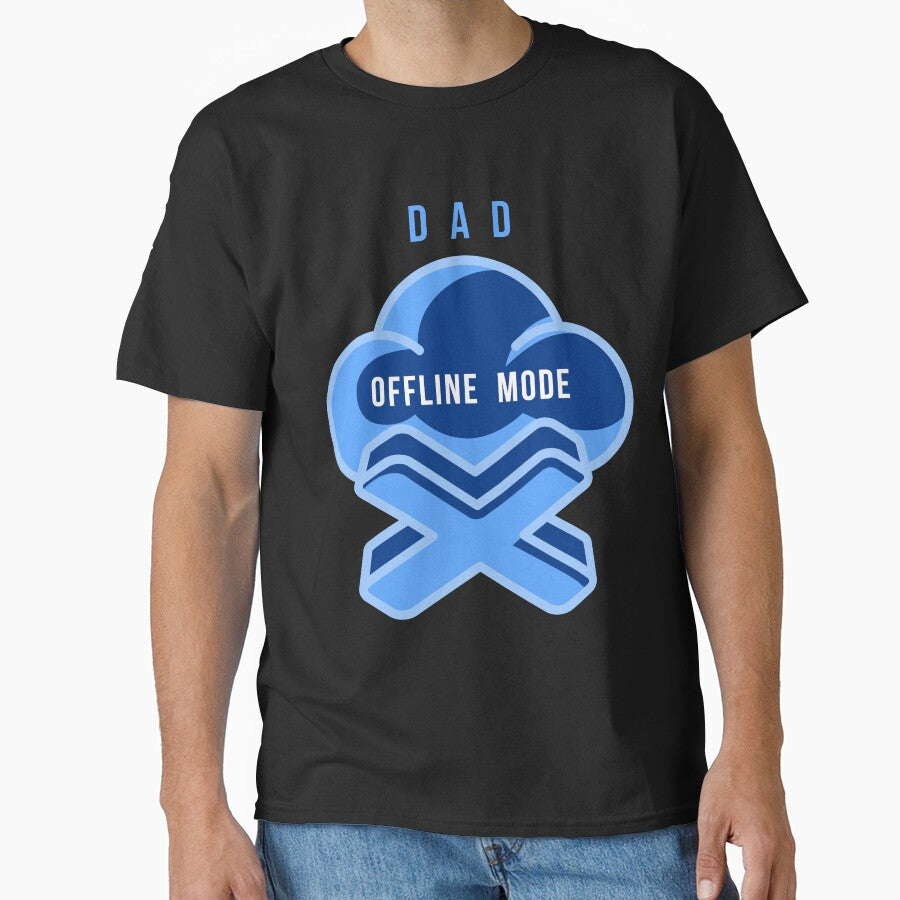 Gift for dad - DAD OFFLINE MODE by JurateArt-DK