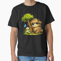 Cute shaggy cattle on a flower meadow by MyPersonalShirt