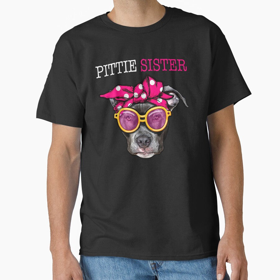Pittie Sister Pitbull Dog Lovers Gift Ideas by Kaysmith233