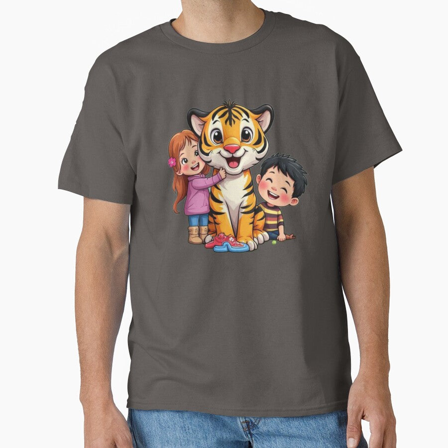Cute Tiger With Kids Family by aminomen