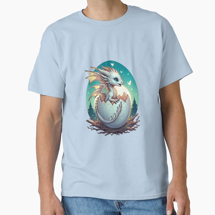 Cute Baby Dragon Hatching Fantasy Hatchling by NerdiPop