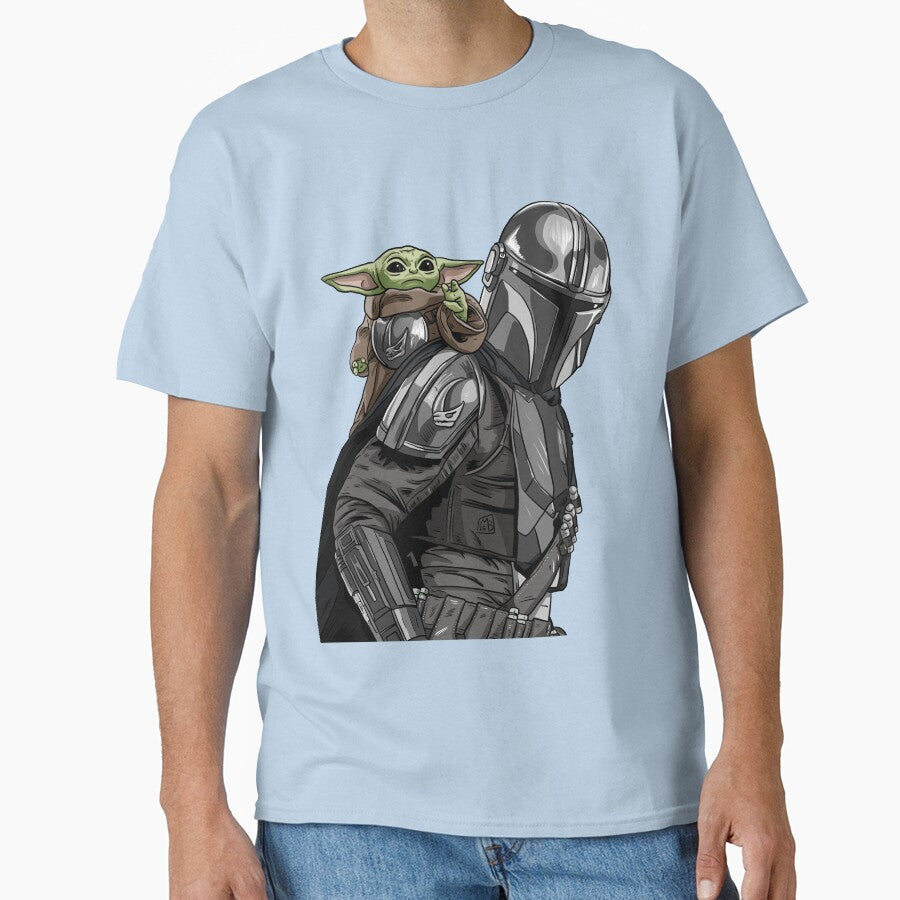 Mandalorian and Grogu by blacksnowcomics