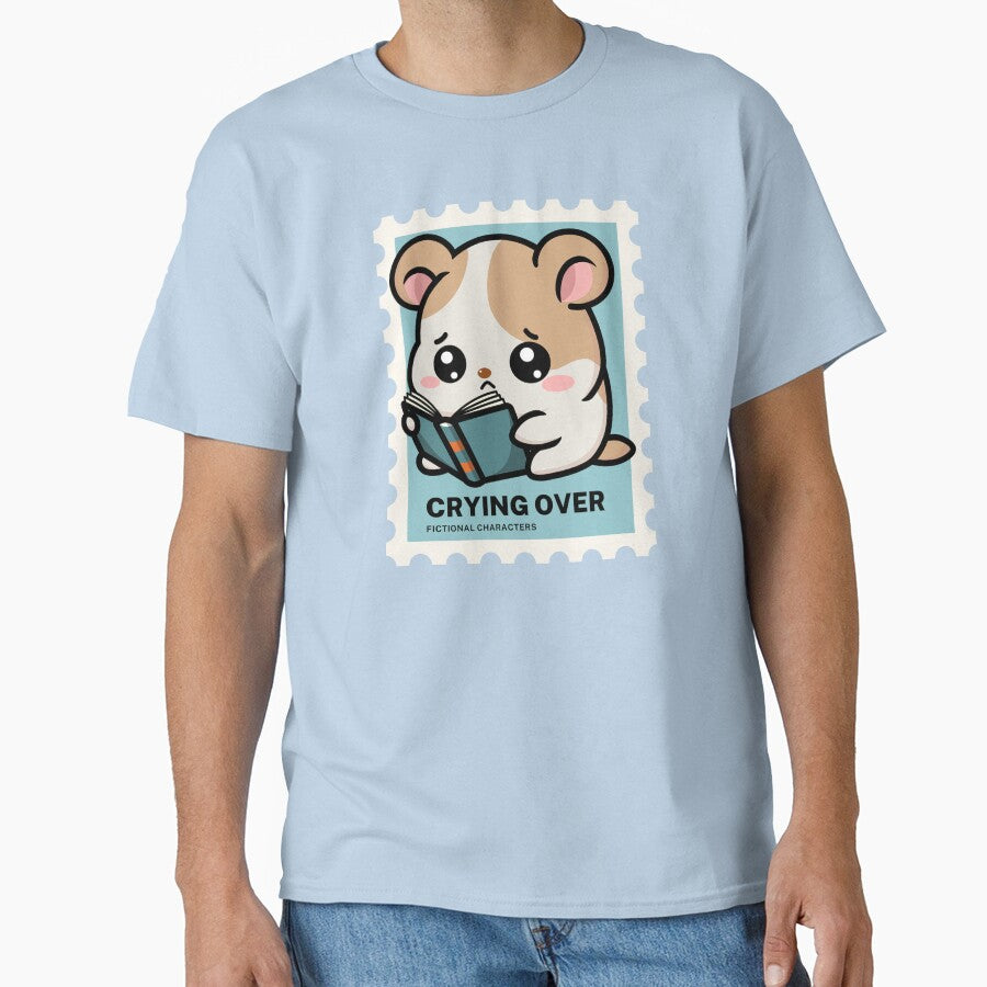 Crying Over Fictional Characters | Cute Sad Hamster Reading by Kimochi-Shop