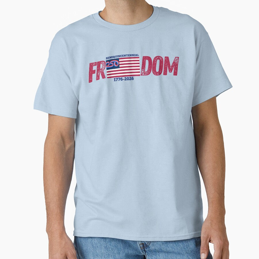USA Freedom America 250th Semiquincentennial Celebration 1776-2026 by DopeTeezCompany