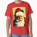 Classic Christmas Retro Vintage Santa by CattlettArt