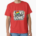 Love Is Love Rainbow Heart – LGBTQ Pride Equality Sticker | Pride Month Gift | Gay Pride Aesthetic for T-Shirt, Sticker, Phone case, mug, bag, hoodies by ArtByTripti