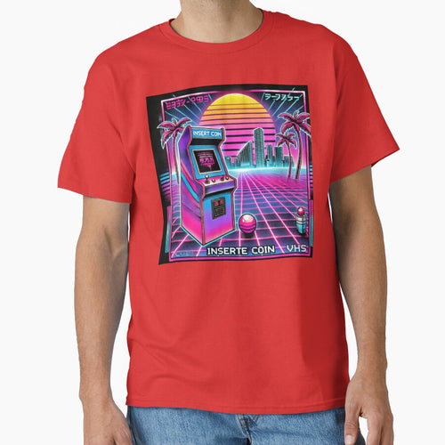 "Retro Arcade Dream - 90s Vaporwave Aesthetic" by Younes.Art