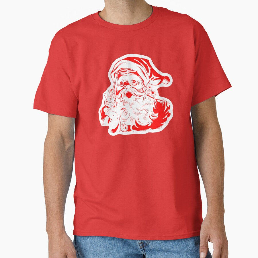 Vintage Santa Red & White by Rag-Dog
