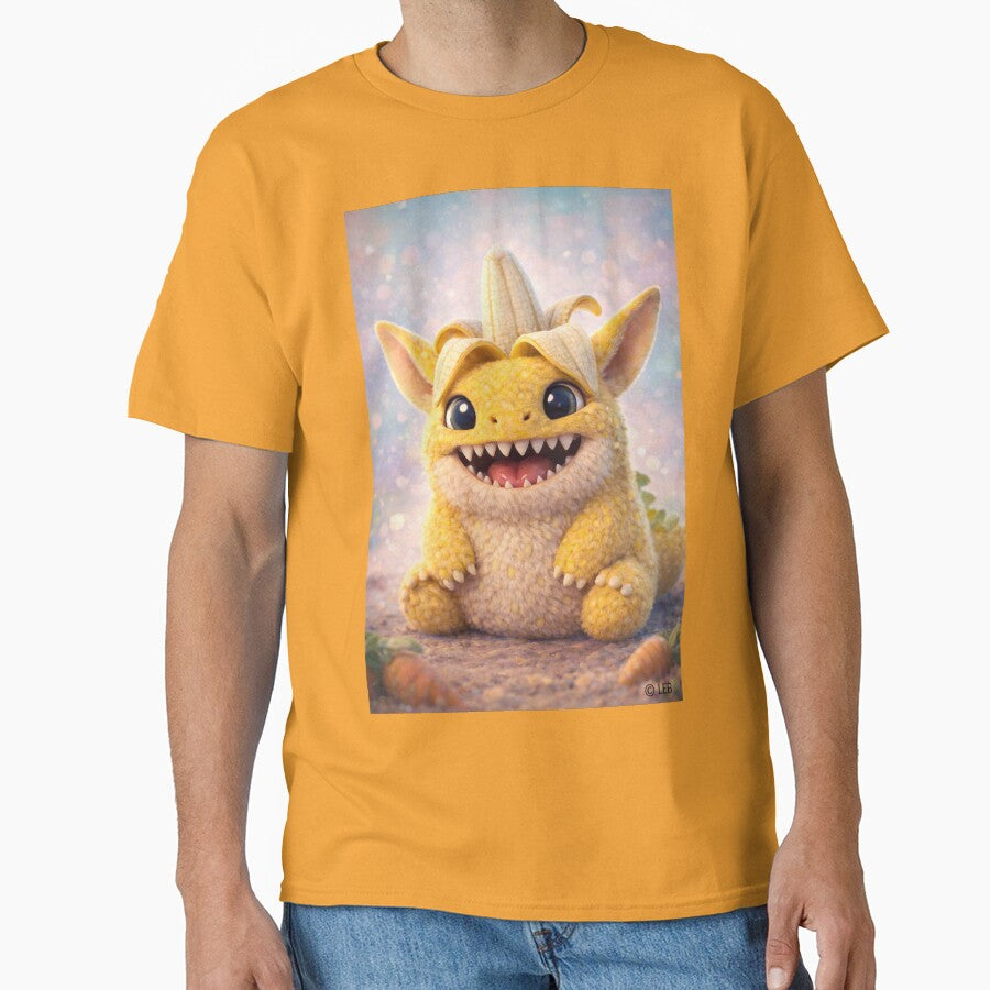 Bananaroo cute little banana monster by LuluLeb