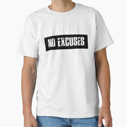 '' No Excuses '' -  Positive Motivational Quotes by MotivationSpark