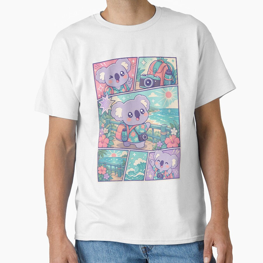 Kawaii Coastal Koala Tourist Comic Panel by Magmashup