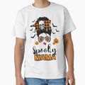 Spooky Mama Messy Bun For Halloween Messy Bun Mom Monster by manzee