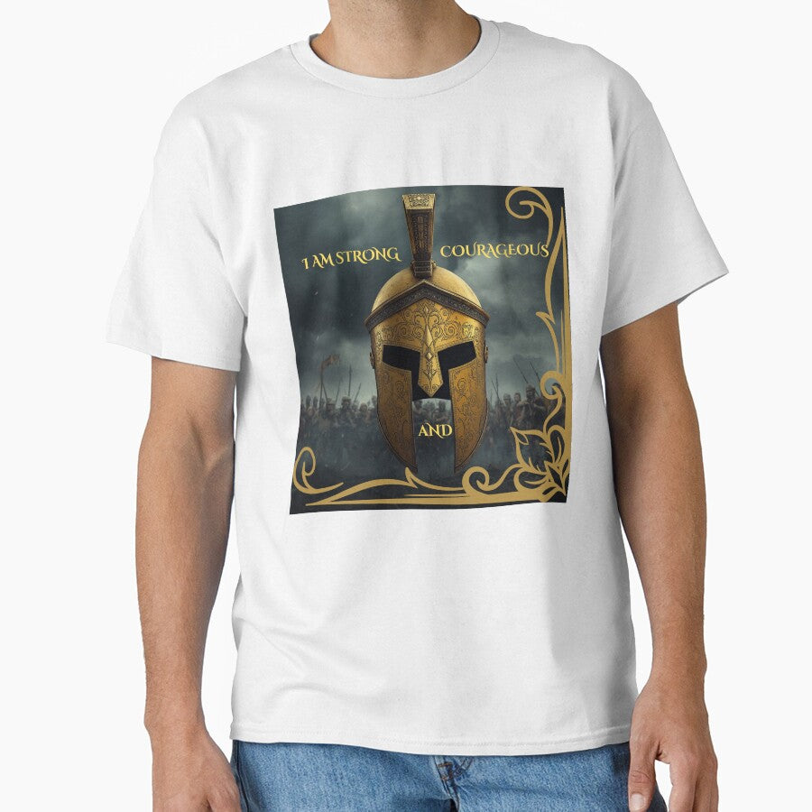 Spartan Warrior Gold - I Am Strong And Courageous by Makend15-03