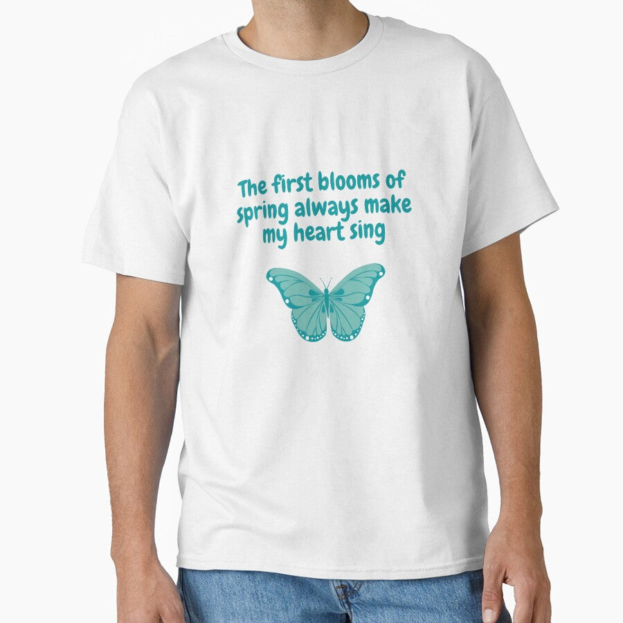 Spring Quote "The first blooms of spring always make my heart sing" Dark version by wSmileFlowerw
