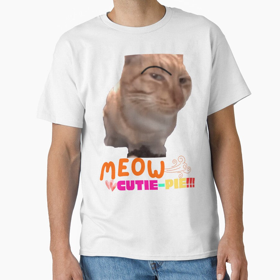 MEOW Cutie-pie, sarcastic funny cat ART. by adamjourney