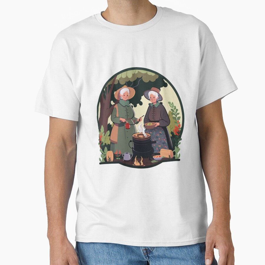 women cooking soup by DraftDuck