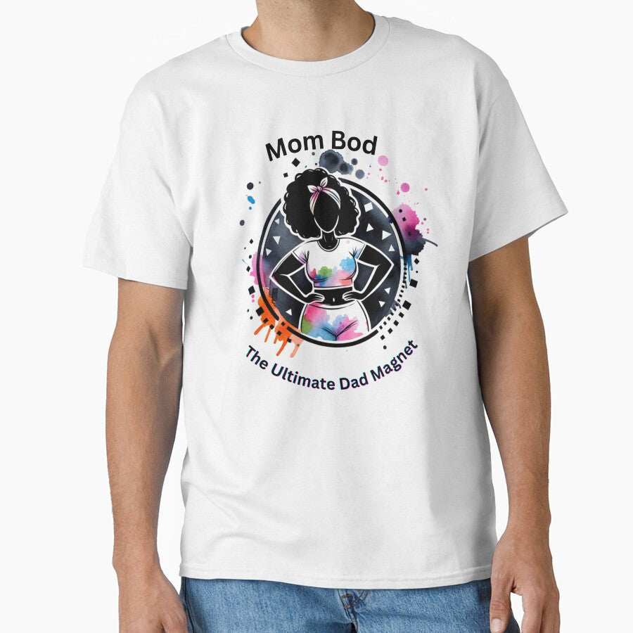 Mom Bod Dad Magnet by LuxTeesNThings