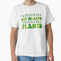 Introverted But Willing To Discuss Plants, Plants Shirt, Plant Lover, Introvert T-Shirt, Funny Sayin, Gardening by J-mina