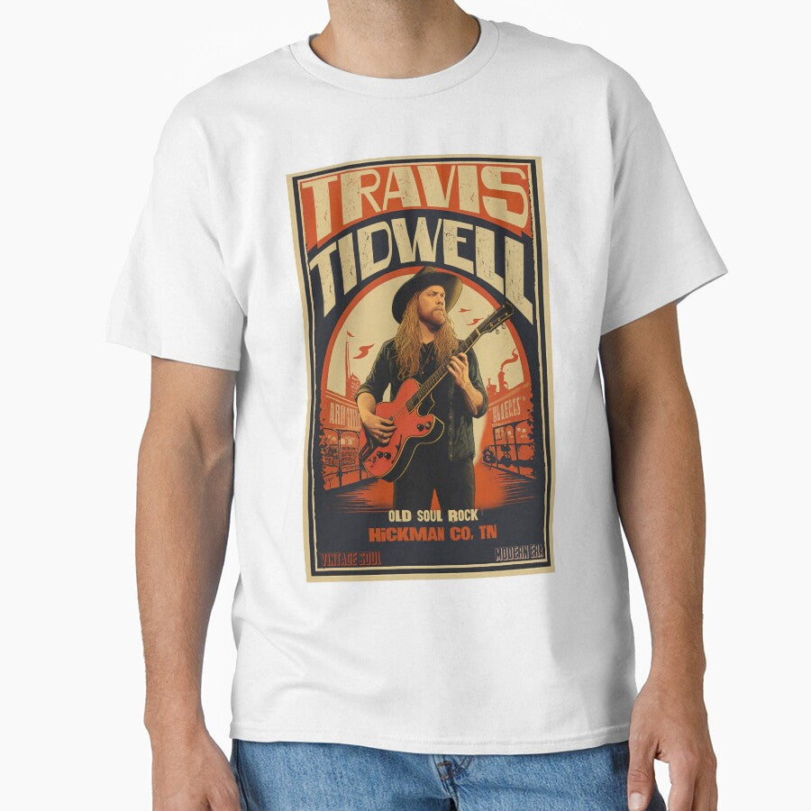 Vintage Concert Poster Style by Travis Tidwell