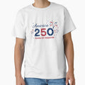 America 250 Years of Freedom. Happy 4th of July Greetings. USA Independence Day Celebration by AnnaVioletStore