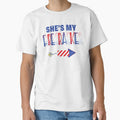 She's my Firecracker 4th of July Couple Matching by Nzgiftsandmore