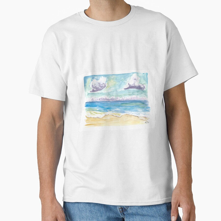 Beach Waves Spray And Caribbean View by artshop77