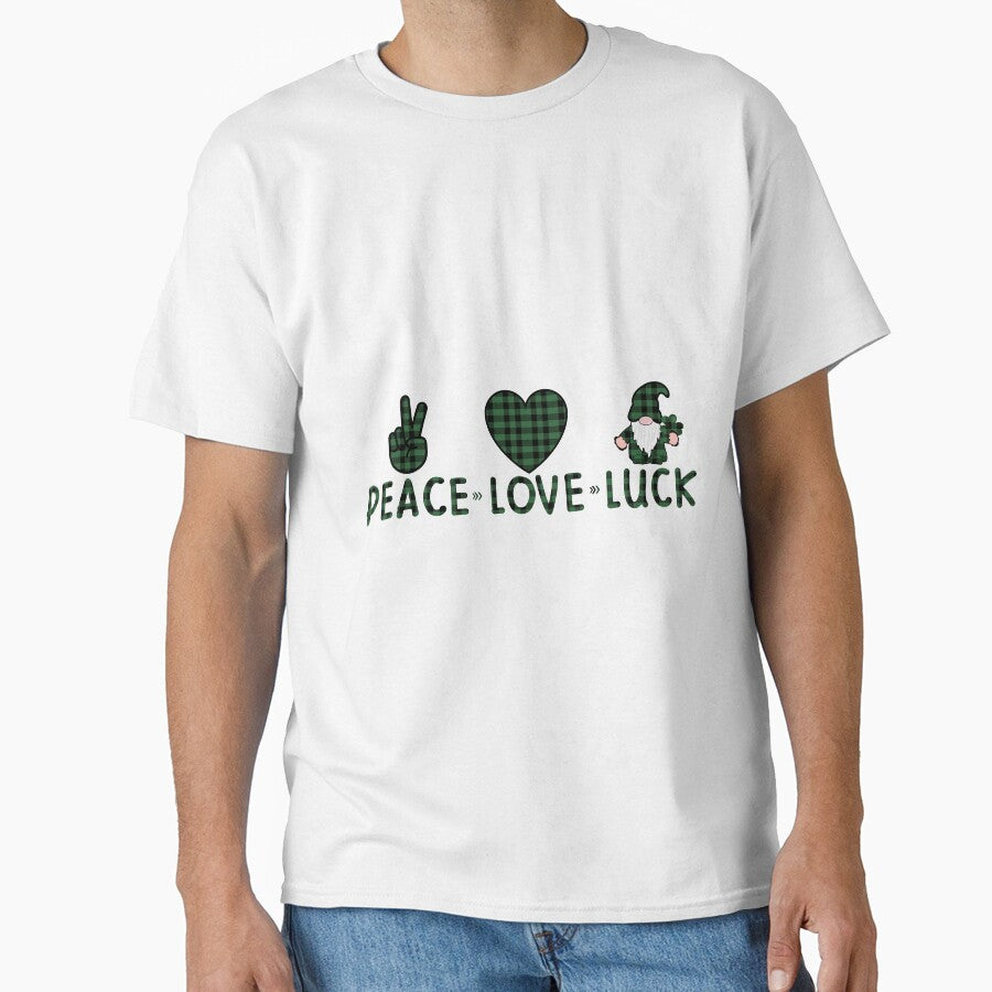 St Patrick's Day  Peace love luck by GraphicSphere