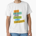 Positive inspirational quotes for work no fear no limits no excuses by storemedo