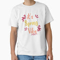 It's Spring vibe: 2022 spring with flowers and shapes Happy Easter Shirt, Colorful Floral Spring Gift For Women Girls by kind4you