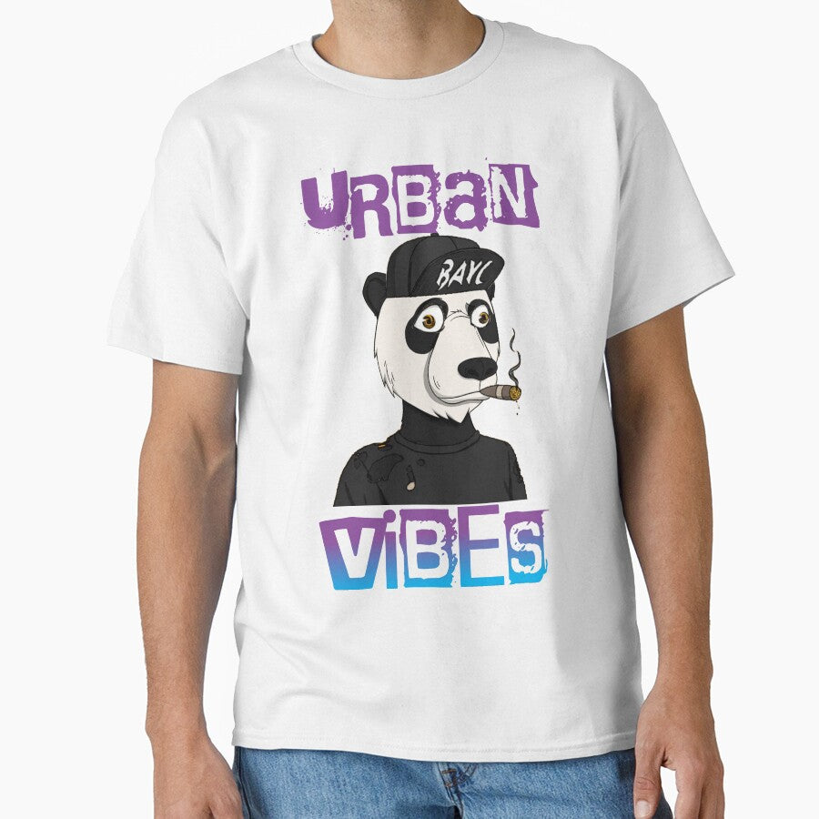 Urban Panda with Cap and Cigar by .LessuX.