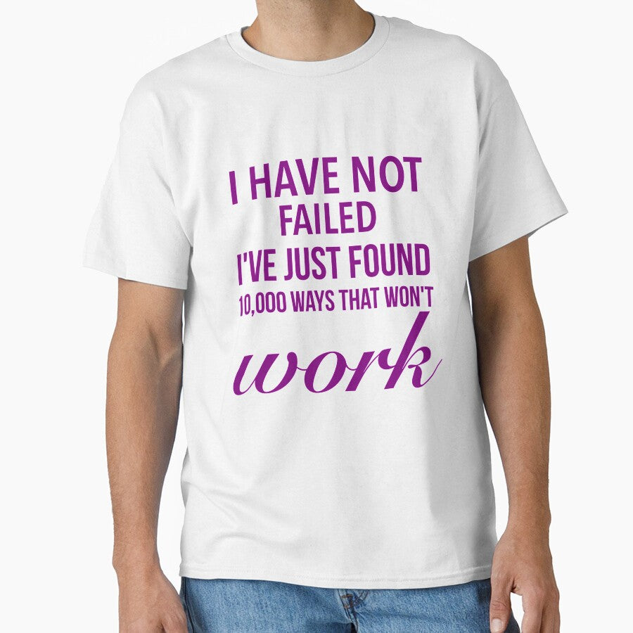 I have not failed, I've just found 10,000 ways that won't work - Motivational Words by Delandor