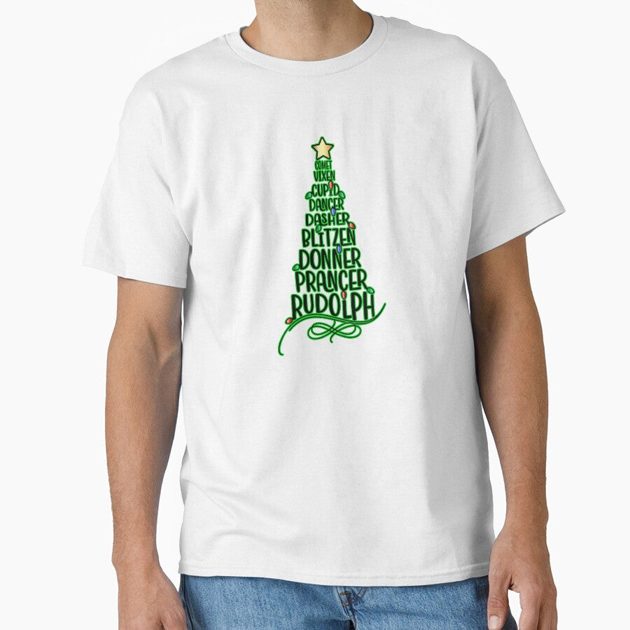 Santa's Reindeer Christmas Tree by RosieRiggs