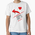 Valentines Day Couples Matching Valentine Fun |He's Mine With Arrow and  Red Heart Black by Rainbows Rock