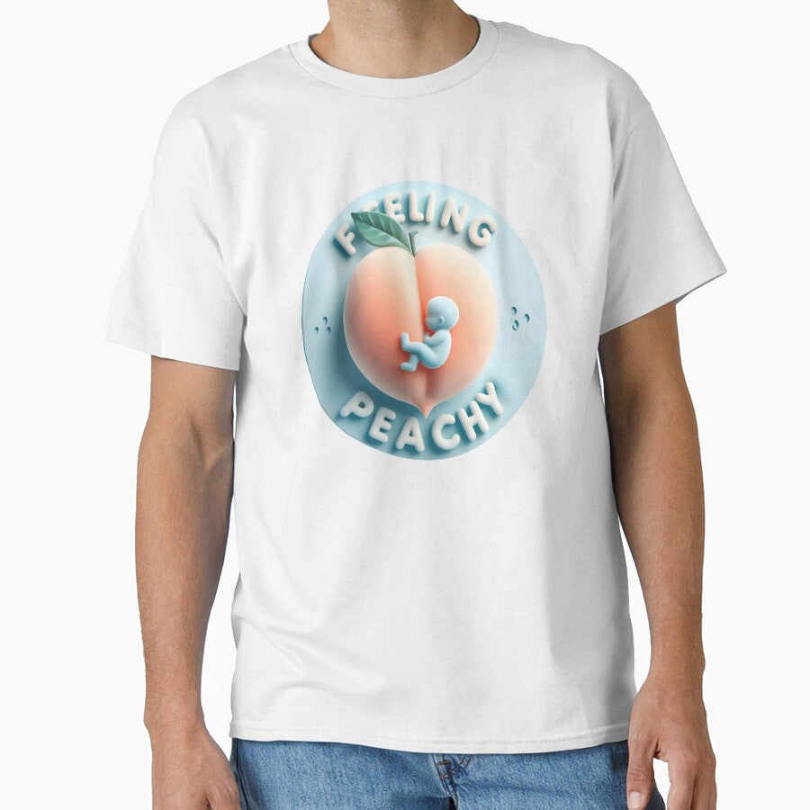 Feeling Peachy Baby Announcement design by StyLeHi