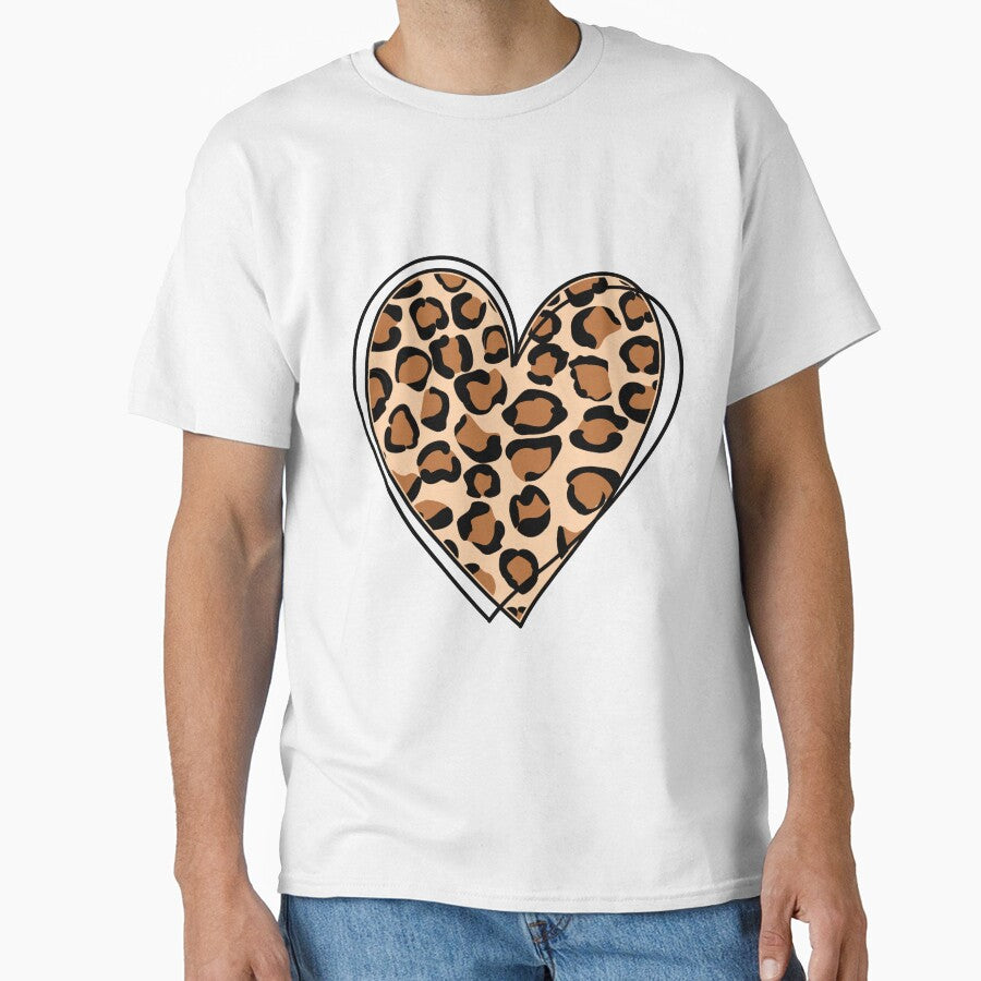 Leopard pattern  heart by sheelashop