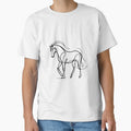 Horse Line Art by meladesigne