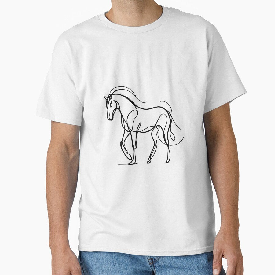 Horse Line Art by meladesigne