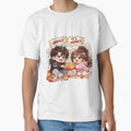 Funny Chibi Couple Fighting Over the Last French Fry | Cute Kawaii Food Lover Sticker by J&J's Creation