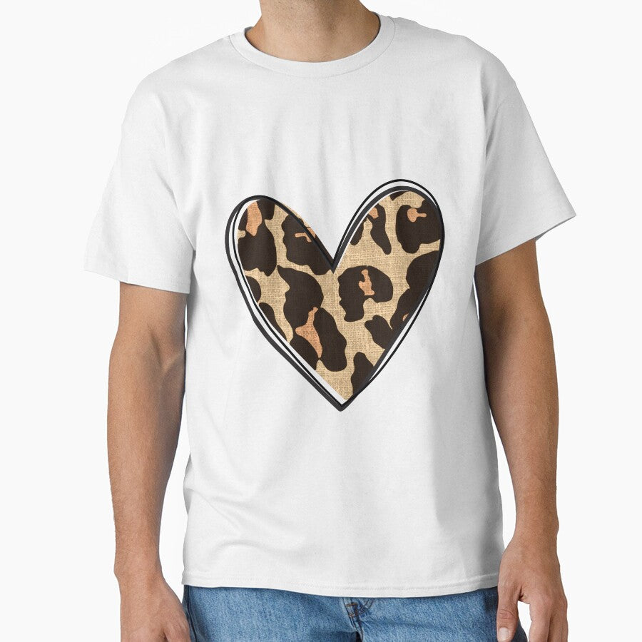 Simply  Leopard pattern heart by sheelashop