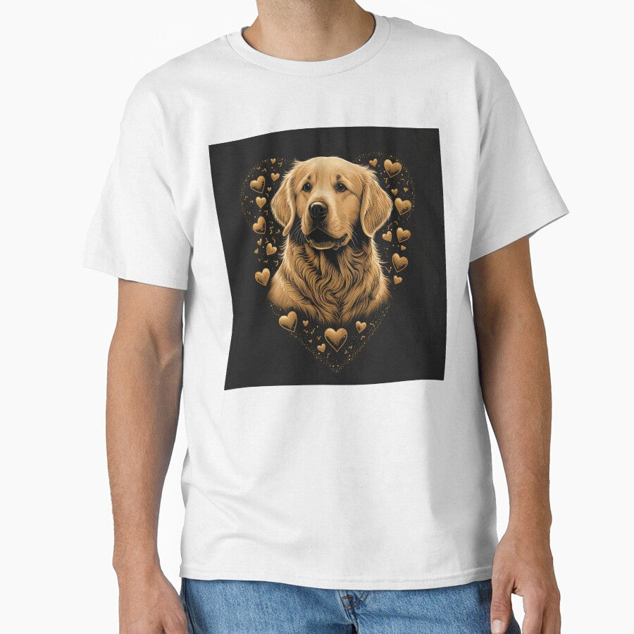 Golden Retriever Dog Valentine by Juliascutecornr