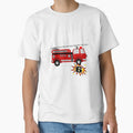 6 Years Old Birthday Design Firetruck GifDesign by drwigglebutts